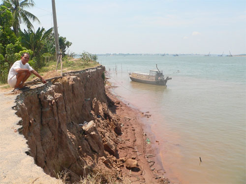 Đê[-]biển[-]Gò[-]Công[-]ở[-]Tiền[-]Giang[-]đang[-]bị[-]uy[-]hiếp[-]mạnh